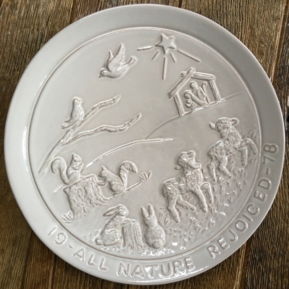 Frankoma Other - Frankoma “All Nature Rejoiced” 1978 Plate